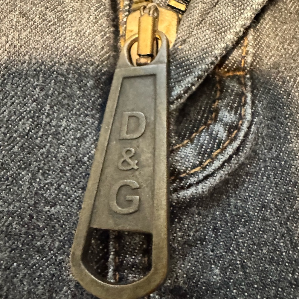 Dolce & Gabbana Gray Flare Wide Leg Jeans